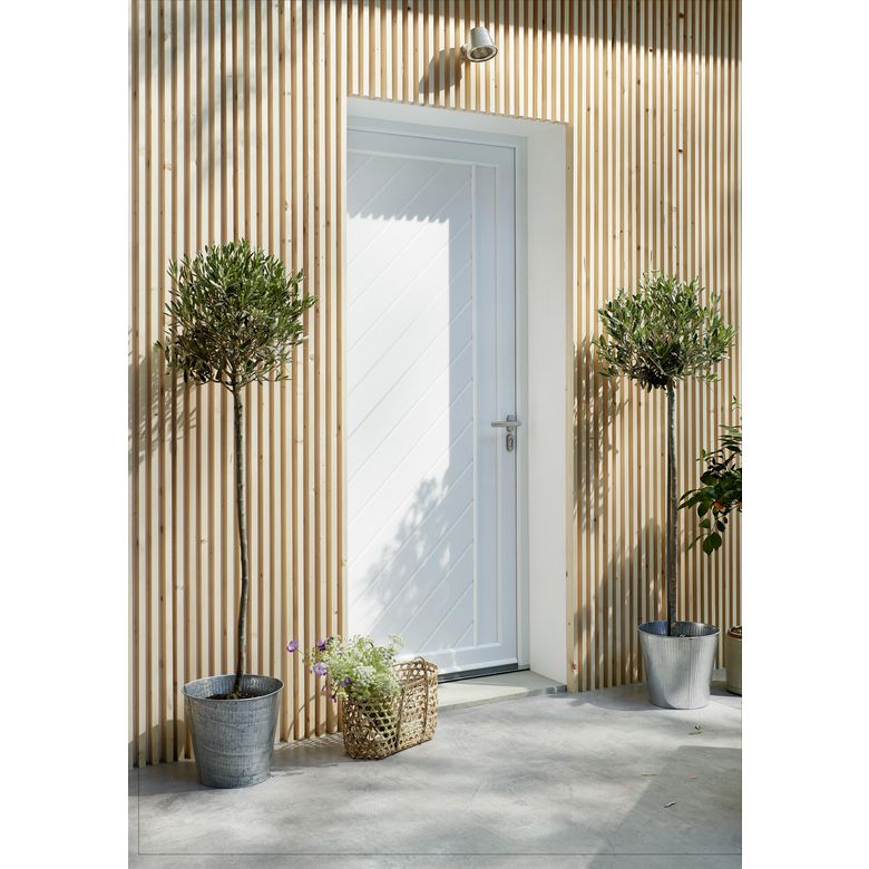 Porte d'entrée ALIANA PVC Blanc 215 x 90 cm

-Lapeyre