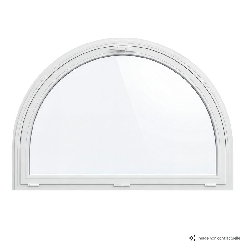 Fenêtre châssis Excellence aluminium demi-lune - Fenêtres