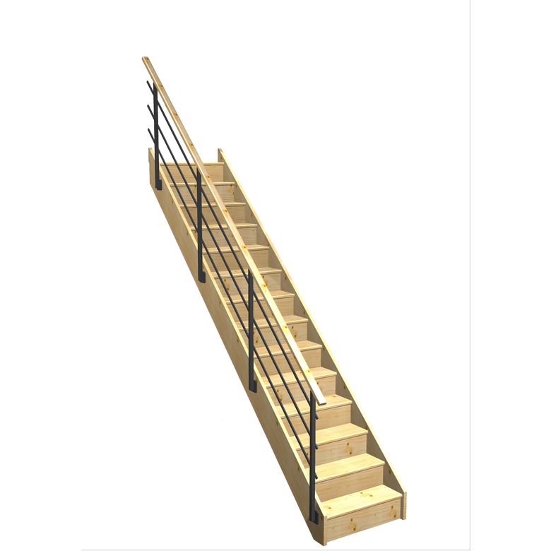 Escalier Faubourg droit rampe Evan