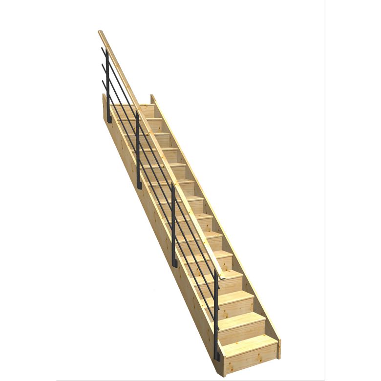 Escalier Faubourg droit rampe Evan