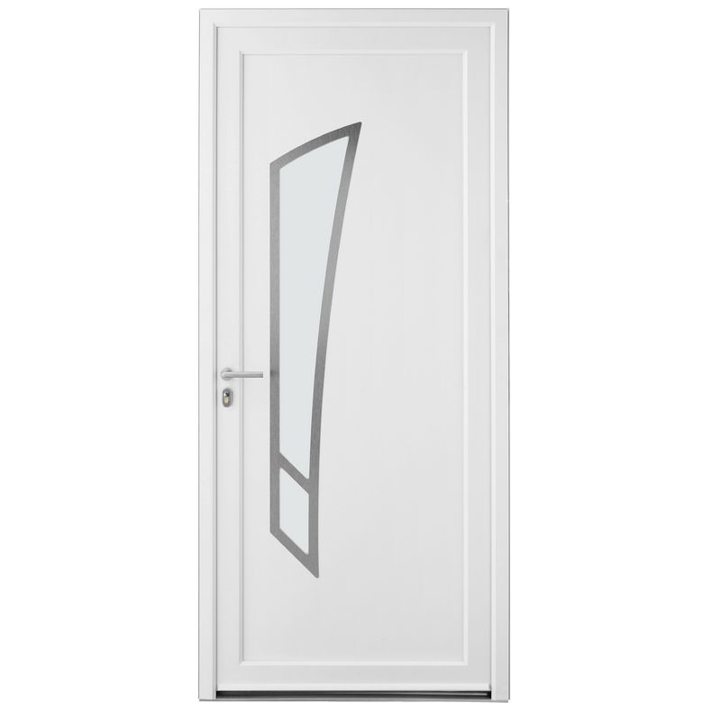 Porte d'entrée*** PVC AURAY avec barilletH.215 x l.90 droite Main Image