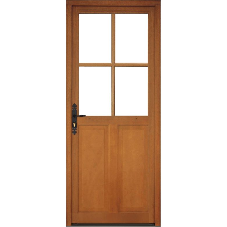 Porte d'entrée Montoire Bois exotique - Portes