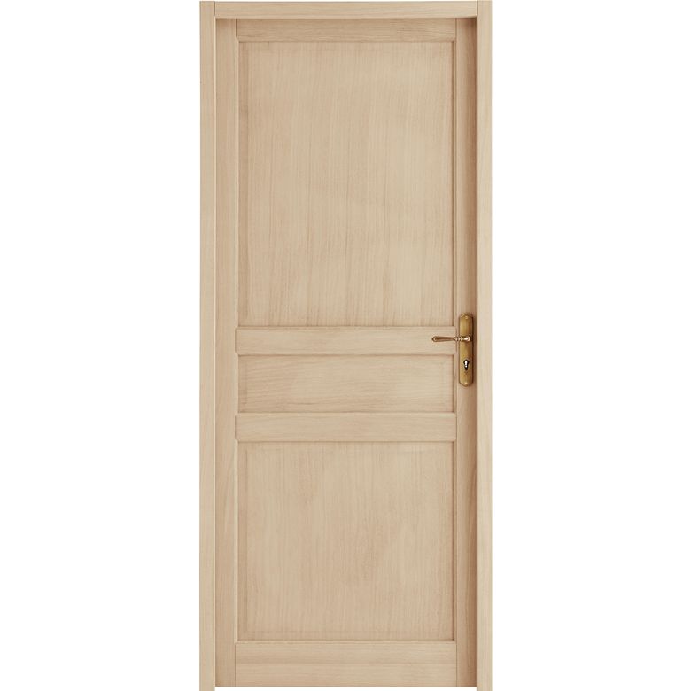 Bloc-porte chêne plaqué CLASSIQUE 2 H72 H.204 x 63 cm Gauche Main Image