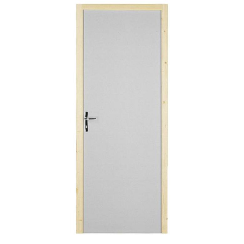 Bloc-porte BASIK * Prépeint - Huisserie 72 - Ame alvéolaire - H.204 x l.73 D Main Image