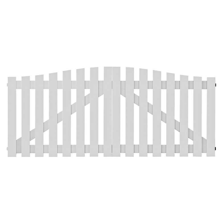Portail battant PVC SOLANO avec accessoires 115/130 x l.300 Main Image