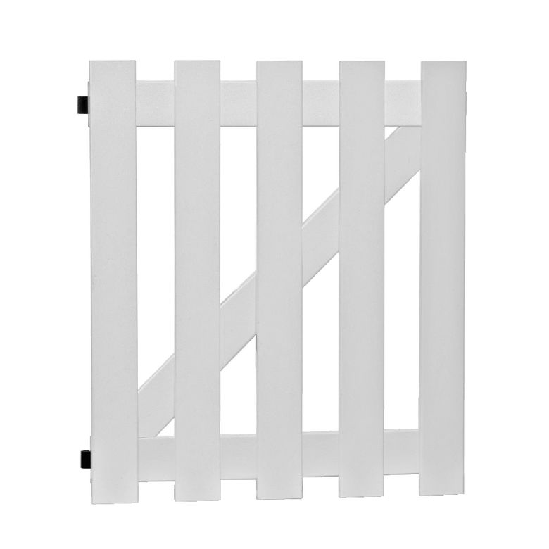 Portillon PVC SOLANO avec accessoires 115 x l.100 gauche Main Image