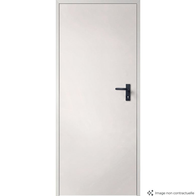 Porte de service Acier double paroi prépeinte