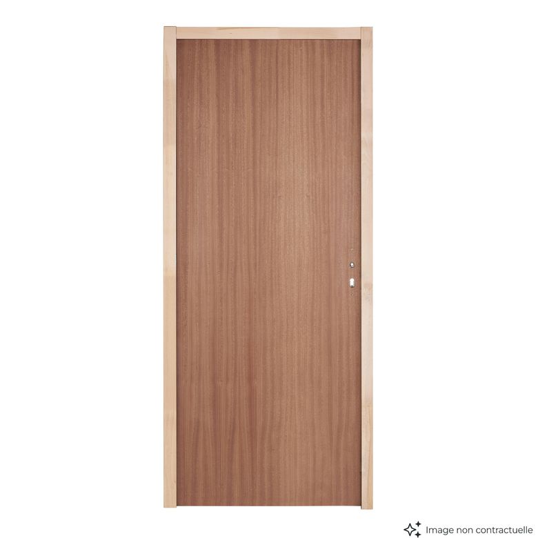 Bloc-porte palier EI30 Sapelli ARLETTE 2 - 3 points