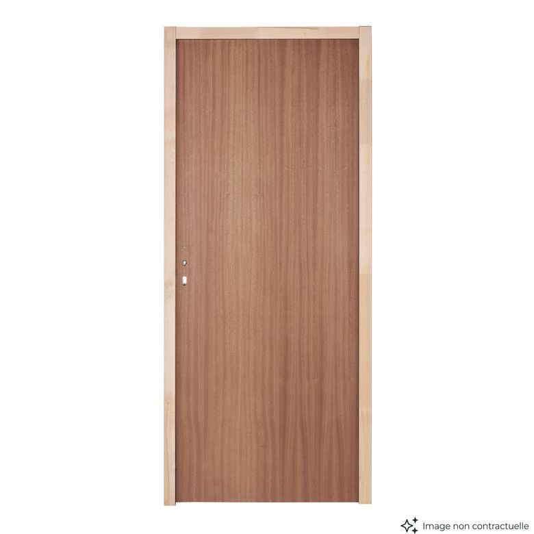 Bloc-porte palier EI30 Sapelli ARLETTE 2 - 3 points