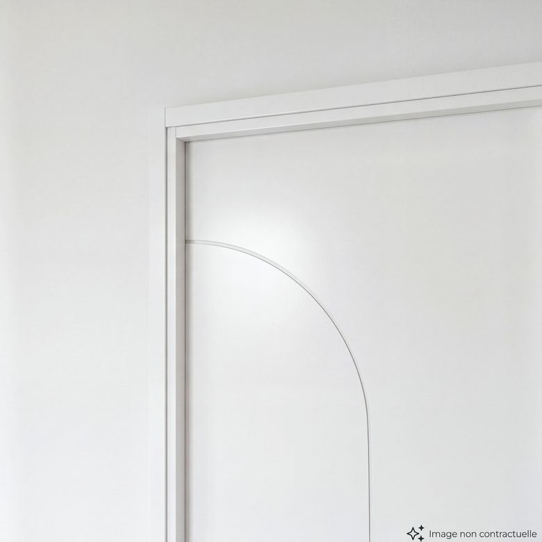 Bloc-porte thermique ARCHE*** Laqué Blanc - Fin de chantier