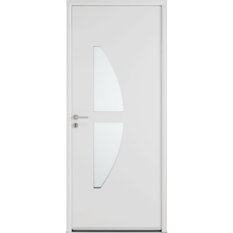 Porte d'entrée Moncelle Aluminium poignée Iris