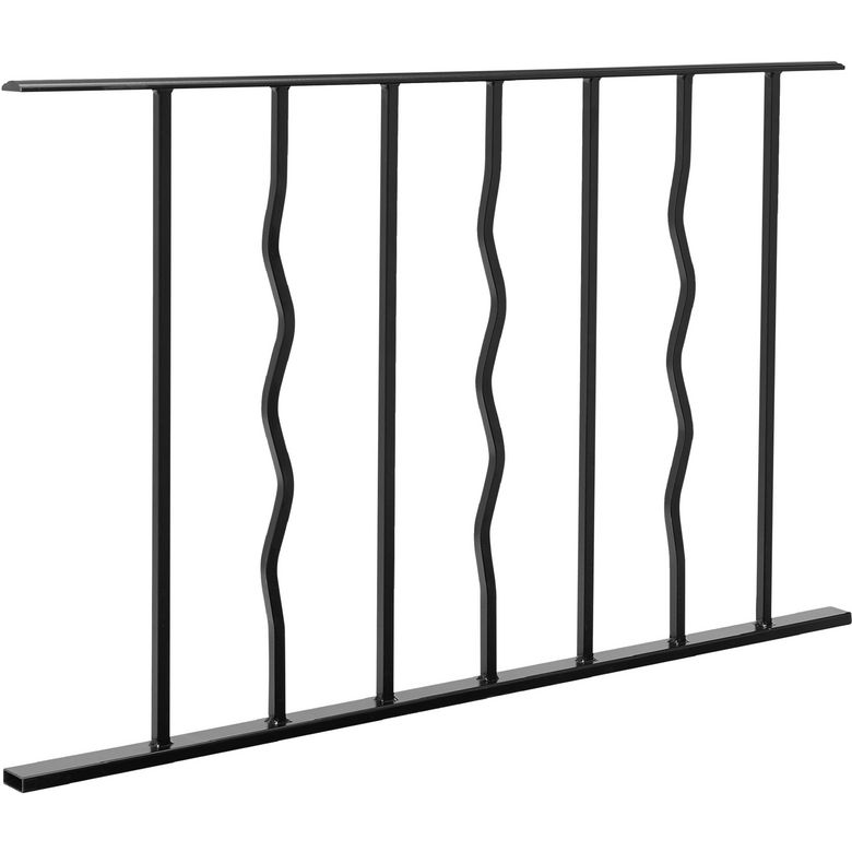 Appui de fenêtre Azur H.65 cm main courante en fer