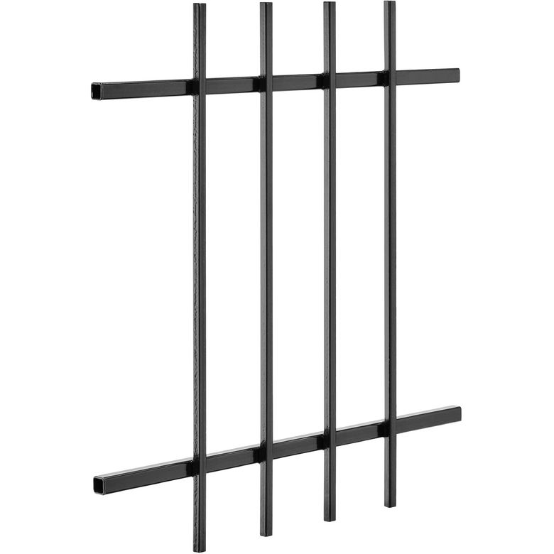 Grille acier galvanisé  CASTELLANE noir 9005 H.35x l.50 pour Tableau H.45x l.40 Main Image