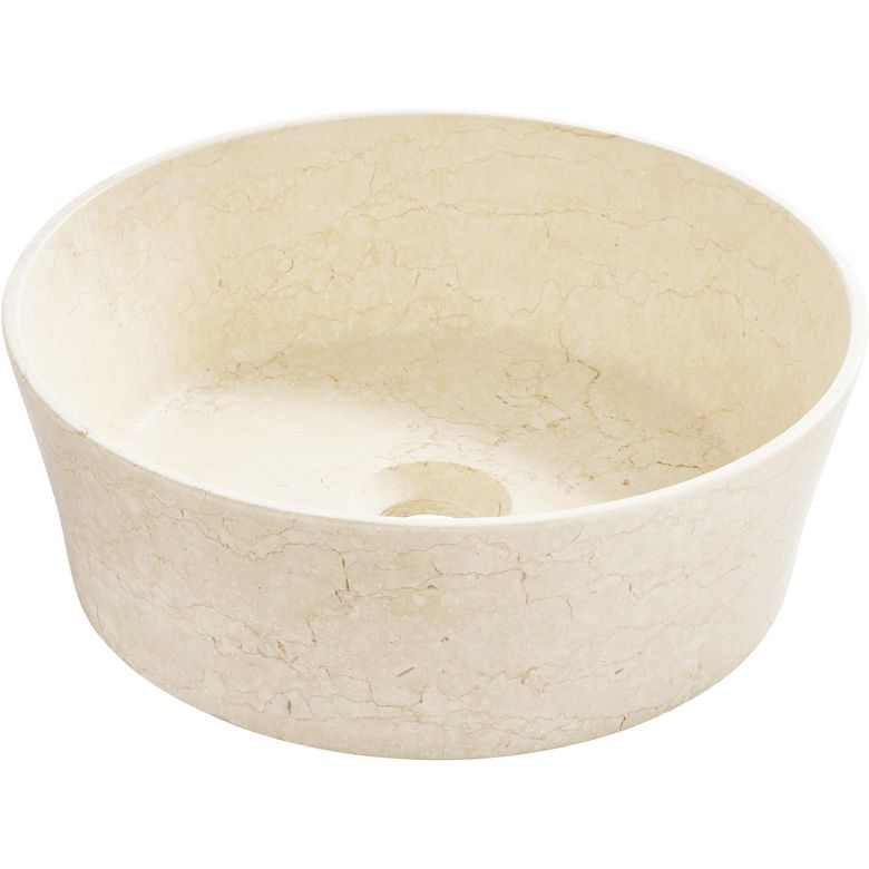 Vasque ORIANE marbre beige à poser D35 Main Image