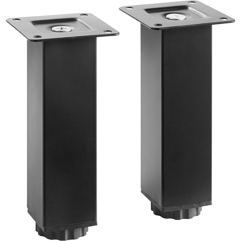 Lot de 2 pieds pour meubles de salle de bains