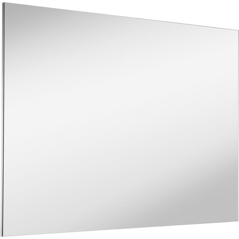 Miroir sur panneau avec cote metal reflet 100 x 70 cm Main Image
