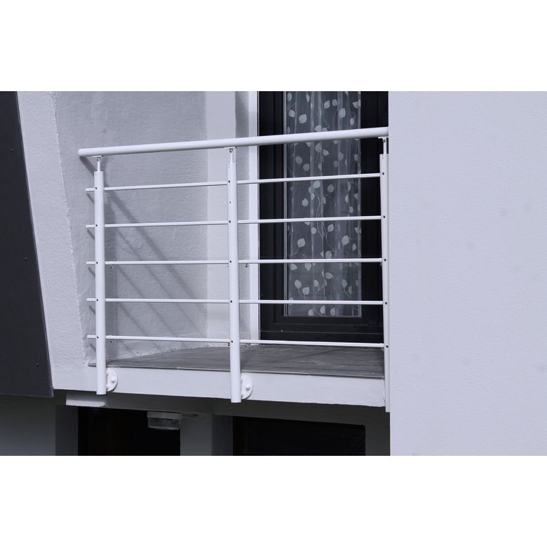 Balustrade Lisséo en aluminium latérale | Lapeyre