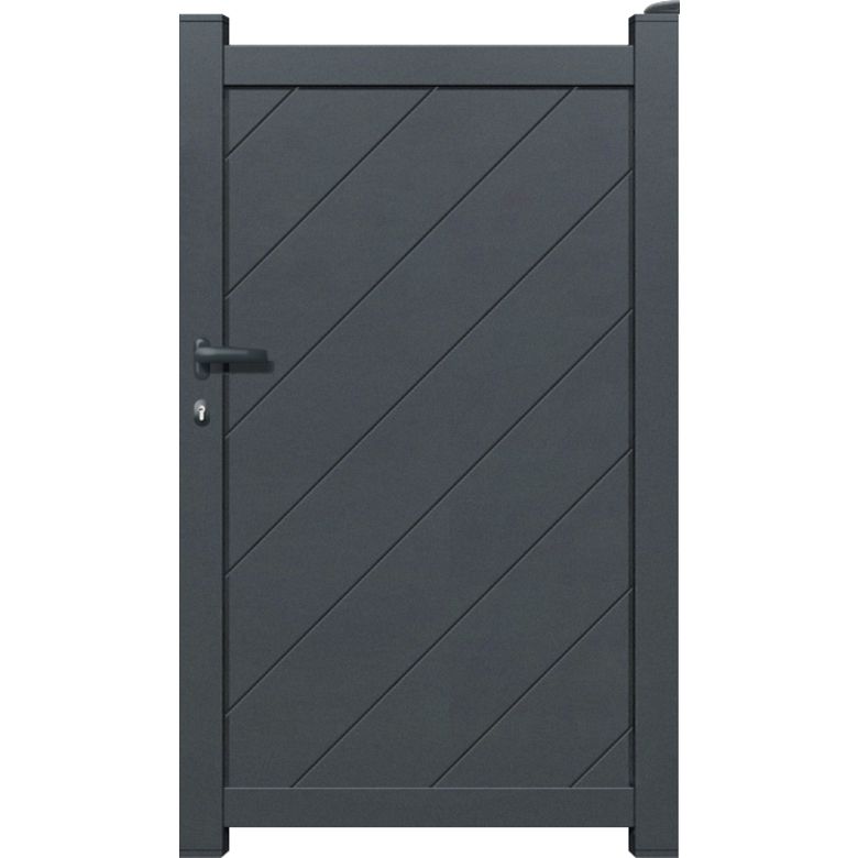 Portillon Coul SIBARI 167x100 cm Gris Main Image