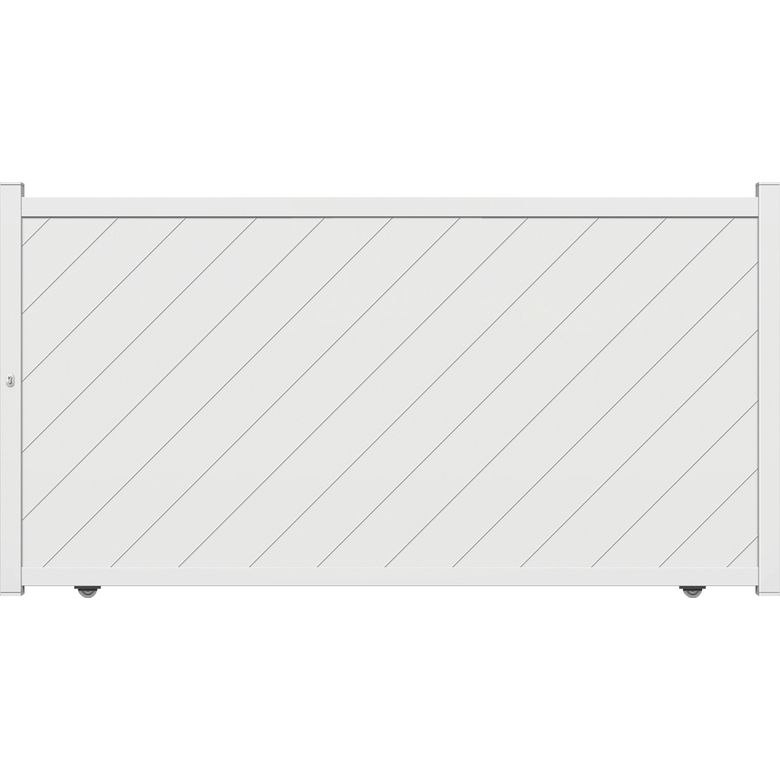 Portail coulissant en aluminium Sibari︱Lapeyre