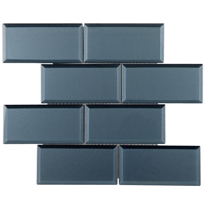 Carrelage mosaïque METRO paillétée effet 3D 30 x 30 cm