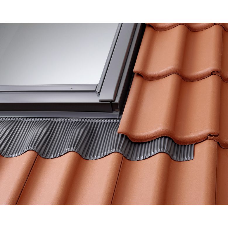 Raccord VELUX Gris sur tuile 120mm Pose traditionnelle - EDW 0000 CK04 Main Image
