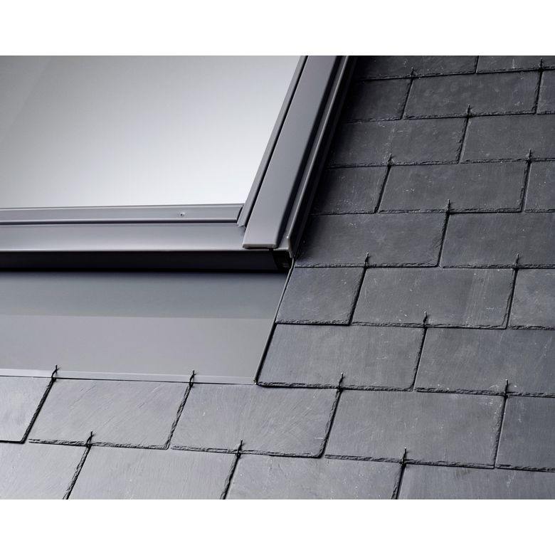 Raccord VELUX Gris sur ardoise  inf 8mm Pose encastrée - EDN 0000 CK02 Main Image