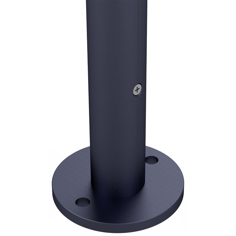 Balustrade Lisséo en aluminium - Poteau à plat - Extérieur