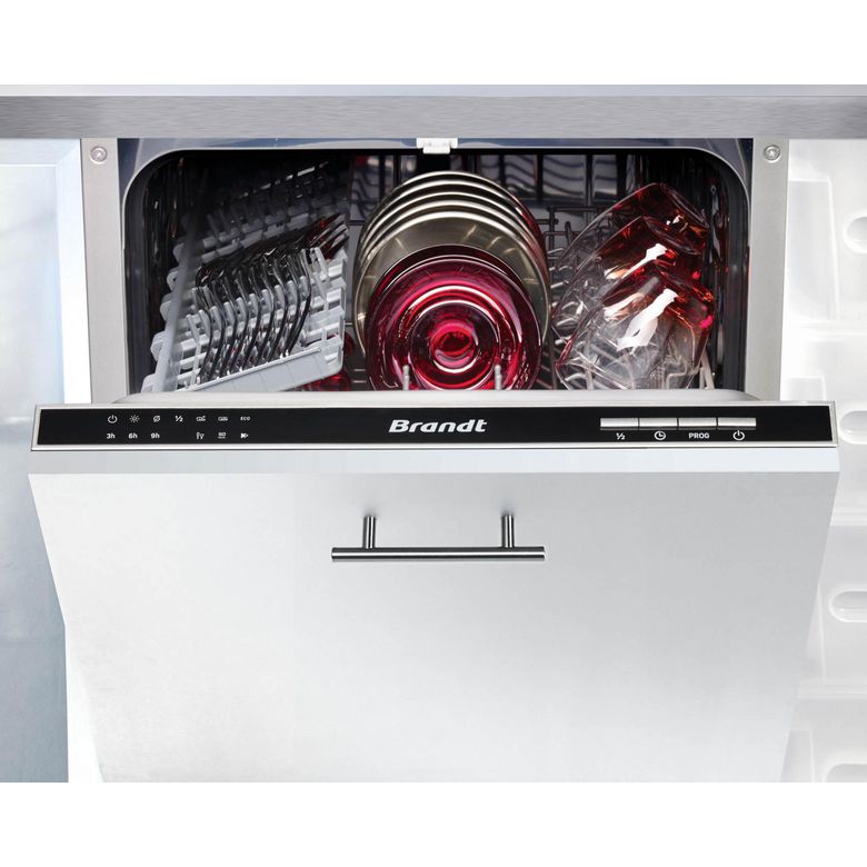 Lave-vaisselle intégrable BRANDT 47 dB L. 45 cm - Cuisine