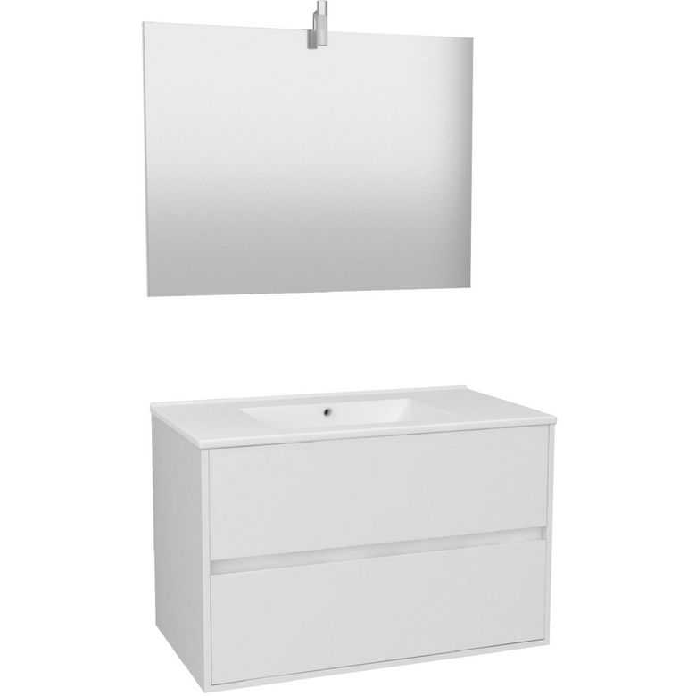 Pack nika blanc l.81 + miroir Main Image