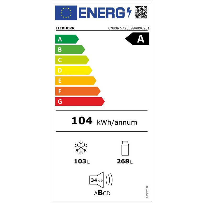 Réfrigérateur congélateur combiné pose libre inox Liebherr CNSDA5723-22
