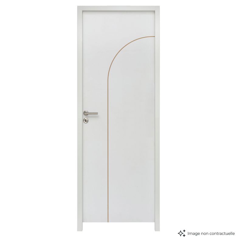 Bloc-porte acoustique ARCHE * prépeint - Huisserie 72