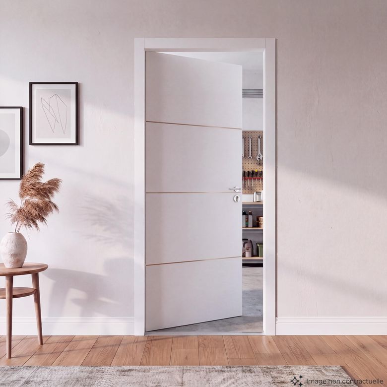 Bloc-porte thermique HARMONIE prépeint - Huisserie 72