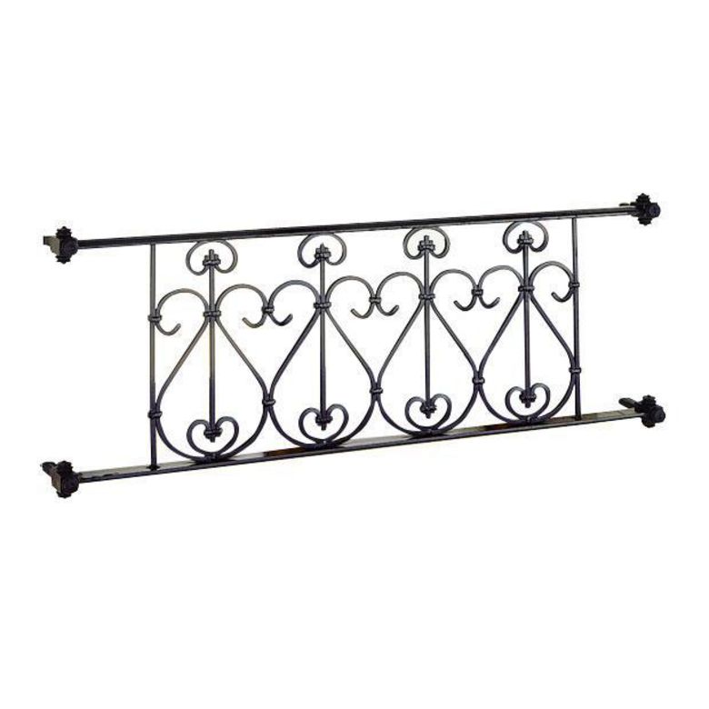 Appui Fer MALESHERBES main courante Blanc H.40 x l.110 pour Tableau l.85 à 100 Main Image