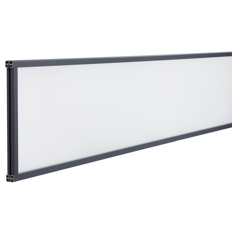Décor cadre gris anthracite RAL 7016 pour clôture composite ALTHEA Main Image