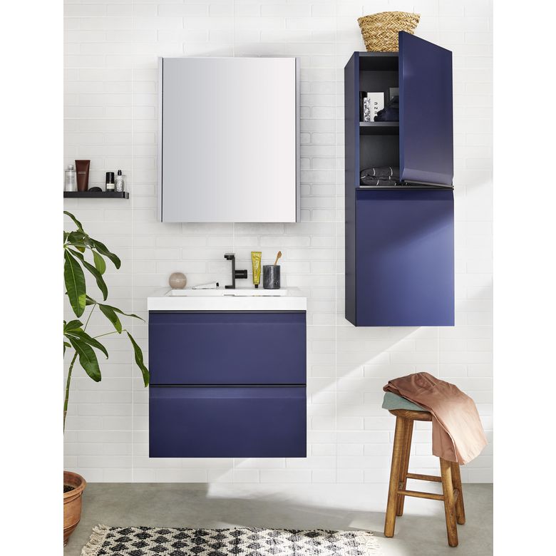 Meuble sous-vasque 60 cm sans plan 2 tiroirs YTRAC