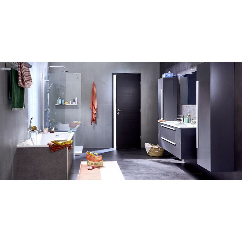 Sous-vasque FOKUS 2 gris anthracite 2 tiroirs l.120 Main Image