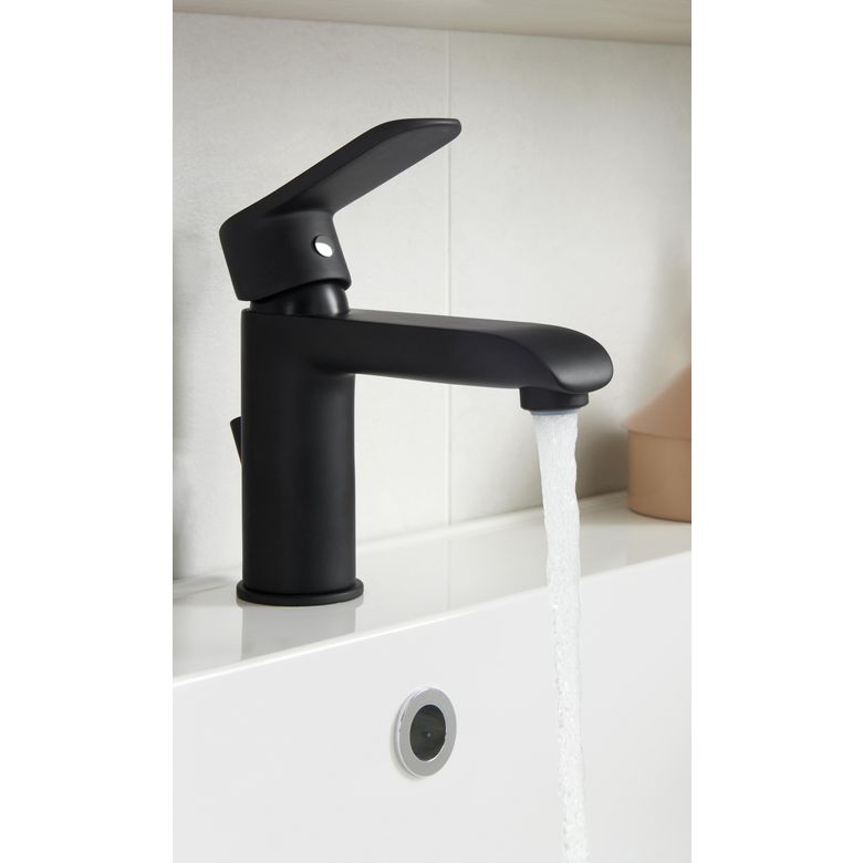 Mitigeur lavabo petit modèle AGATE noir Main Image