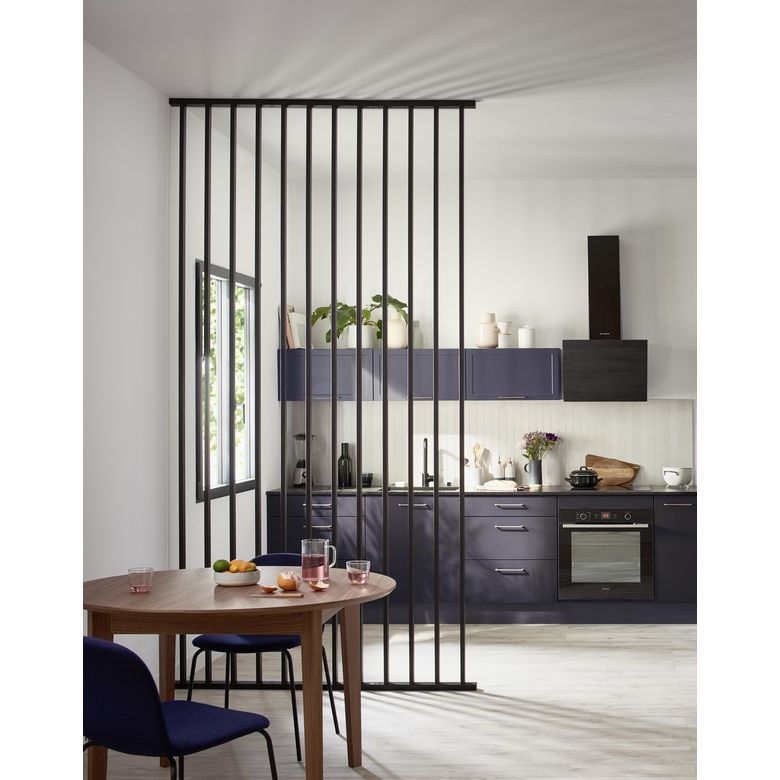 Cloison CLAUSTRA METAL Noir Hauteur 250 cm largeur 50 cm Main Image
