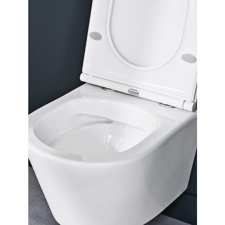 Pack WC suspendu sans bride OPUS bâti MAX sol ou mur - WC - Lapeyre
