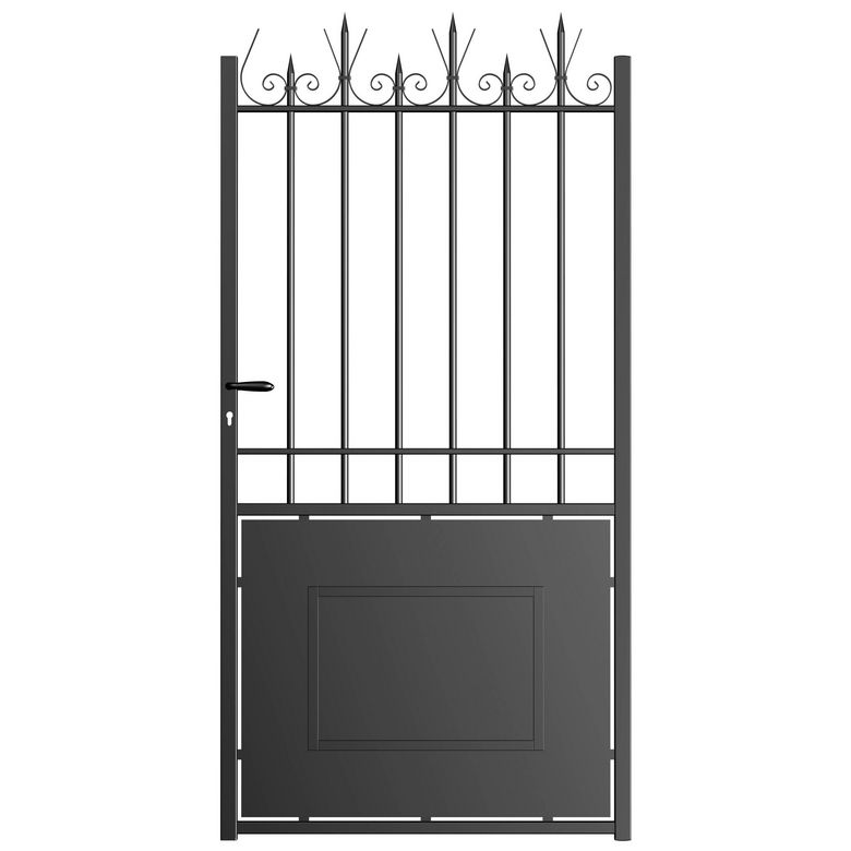 Portillon acier Modèle A ajouré - Extérieur