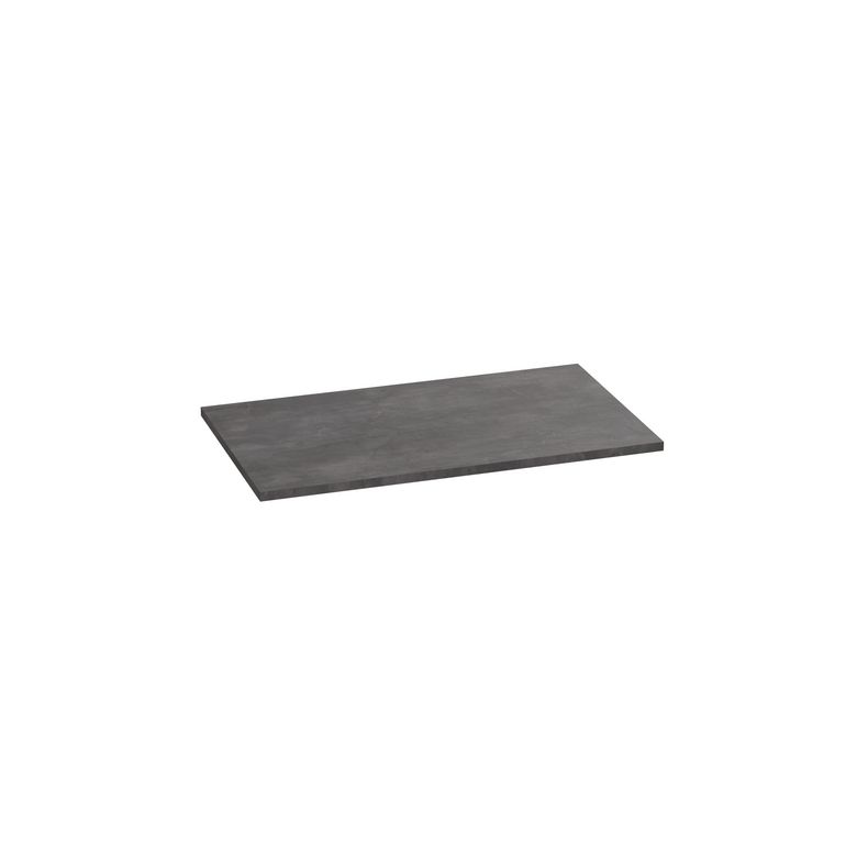 Plan de toilette mélaminé décor naturel ardoise anthracite FORMEO