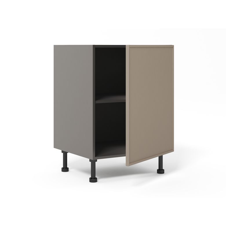 Meuble bas de rangement grande largeur 1 porte, 1 tablette