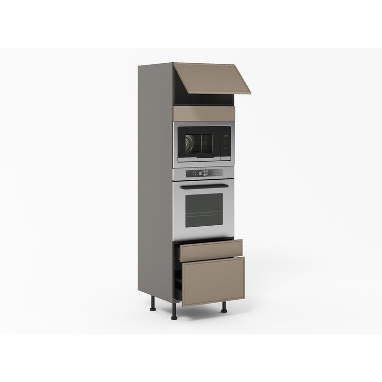 Colonne de rangement de cuisine 2 portes jumelées