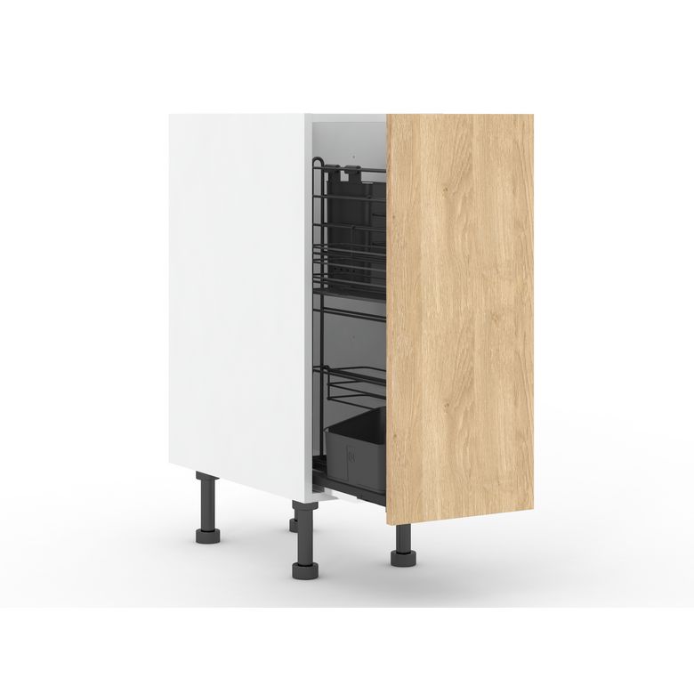 Meuble bas de préparation, 1 porte extractible