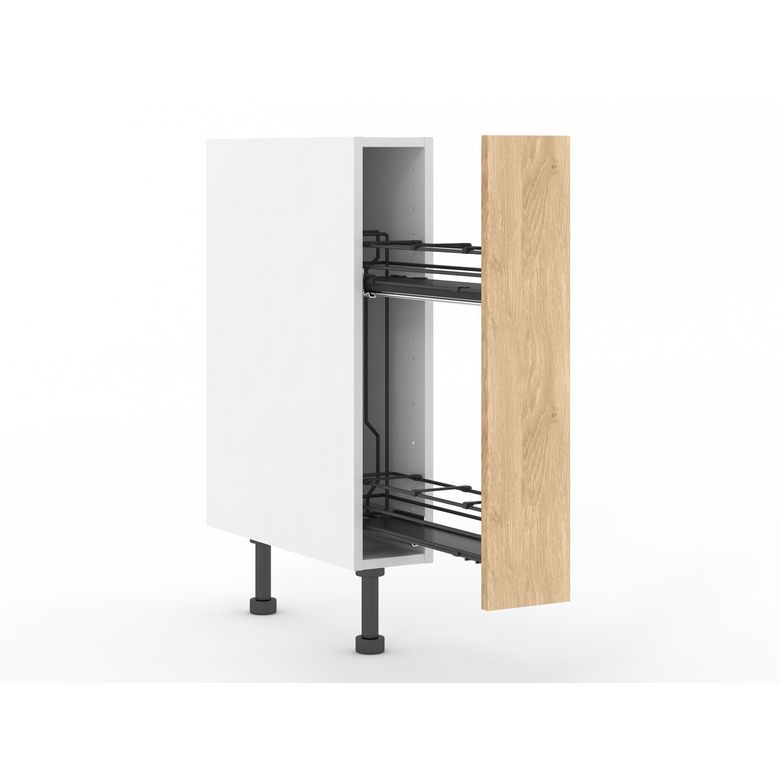 Meuble bas espace saveur 1 porte extractible