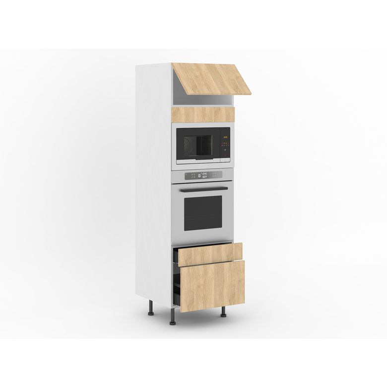 Colonne de cuisine pour four et micro-ondes encastrable