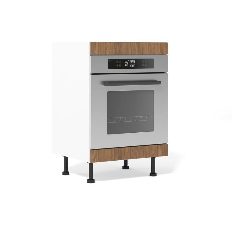 Meuble bas four 2 bandeaux