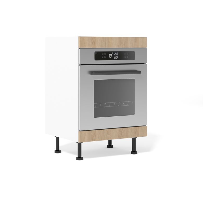 Meuble bas four 2 bandeaux