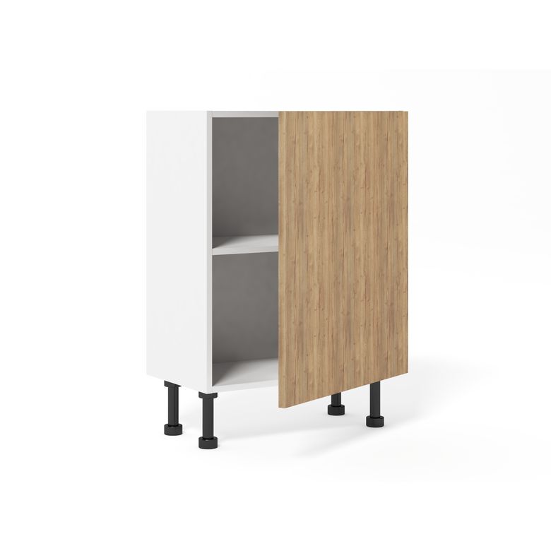 Meuble bas gain de place 1 porte, 1 tablette