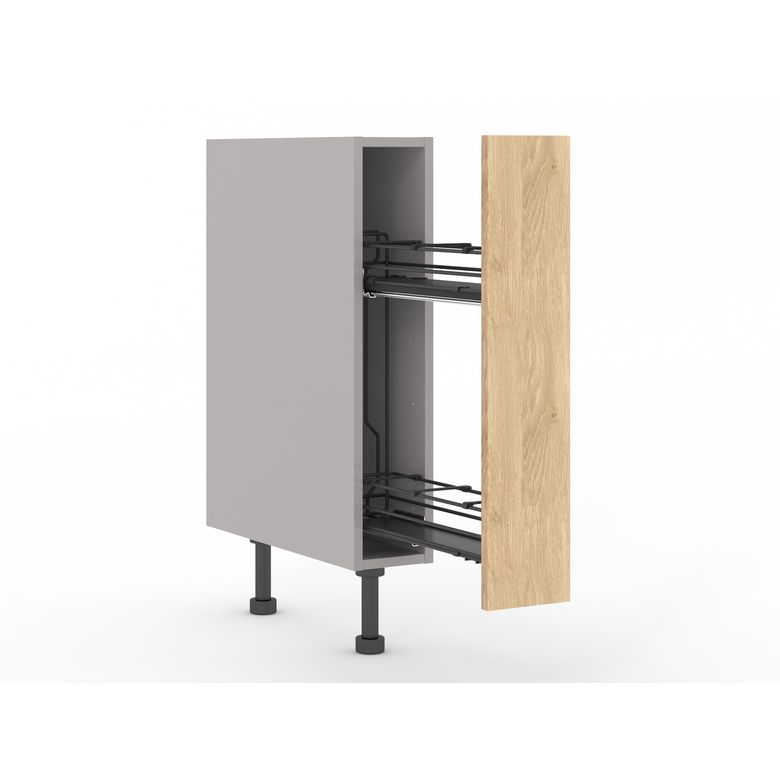 Meuble bas espace saveur 1 porte extractible